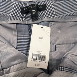 Banana Republic Ryan plaid slacks